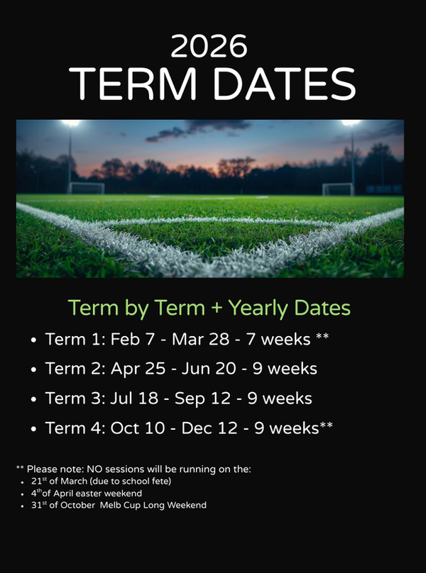 NEXTGEN Football Academy 2026 Term Dates